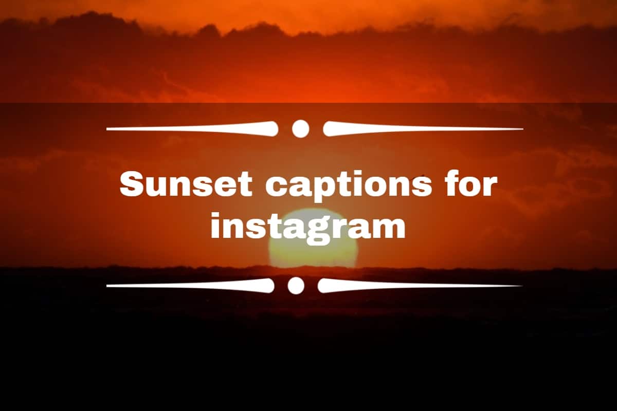 100+ awesome sunset captions to share on your Instagram - Tuko.co.ke