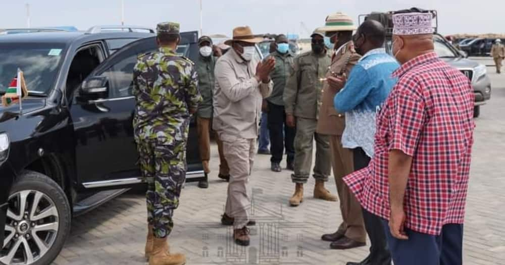 Uhuru was in Lamu on May 20, to launch the Lamu Port.