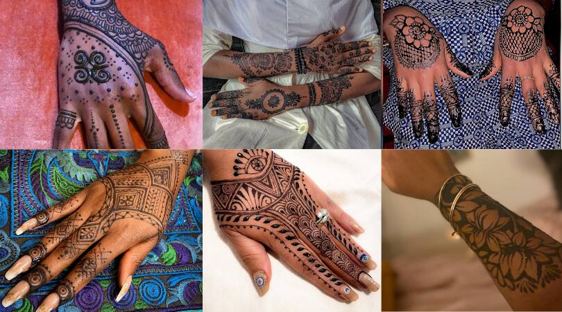 simple henna designs for hands