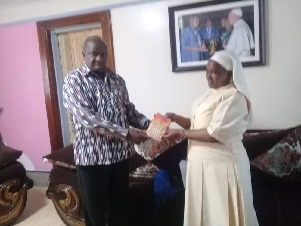 Nakuru Catholic nun gifts John Mututho for defending her from county askaris