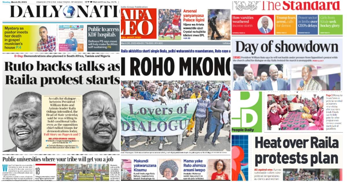 Kenyan Newspapers Review for March 20: Puzzle as Kikuyu Lady Pastor Dies in Gospel Musician's House