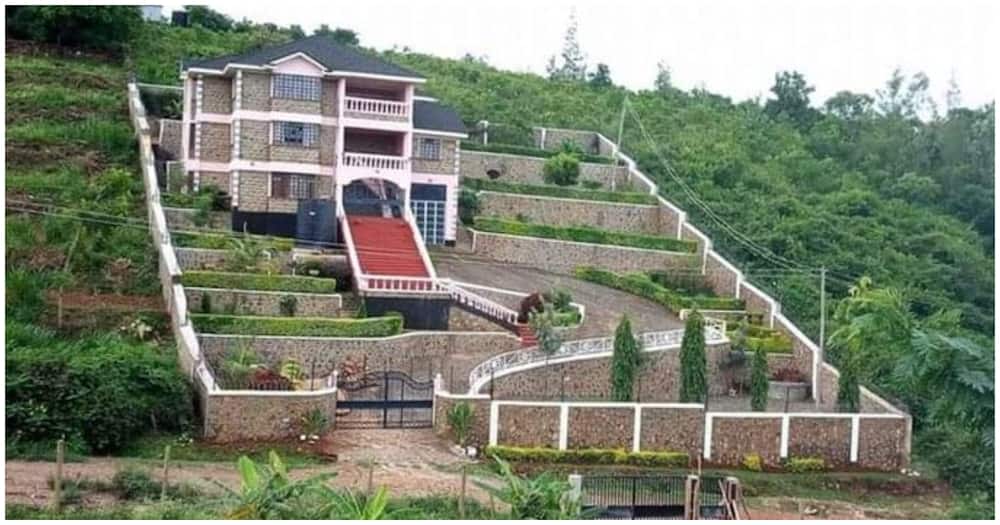 Kenyans Fascinated By Mansion Built on Beautiful Landscape along Kisumu-Kakamega Highway
