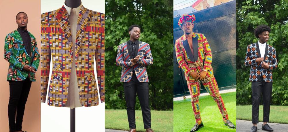 Latest Ankara styles for men: ideas for plain and pattern designs