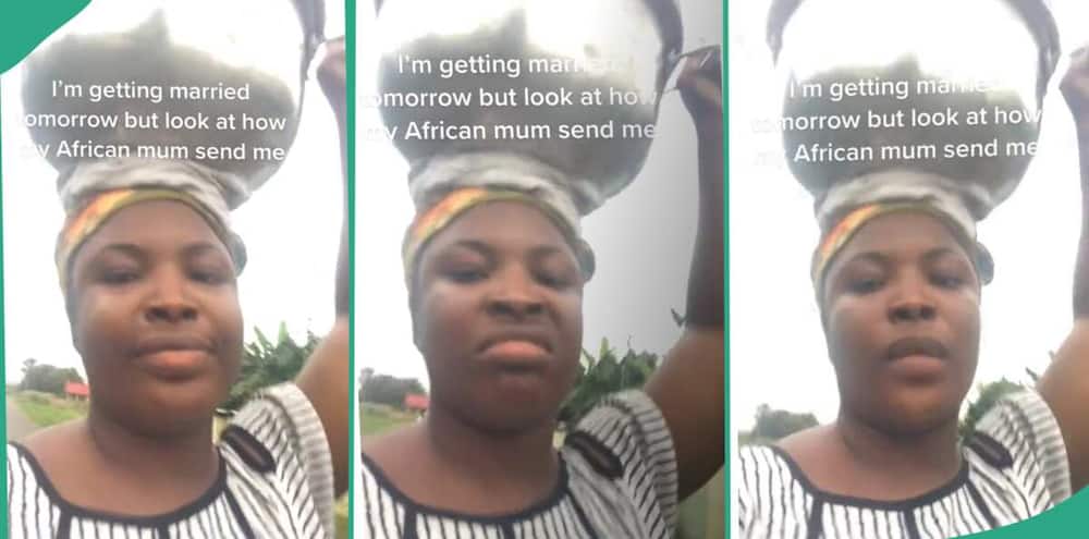 Bride Laments as Her Mother Sends Her to Fetch Water, Video Goes Viral ...
