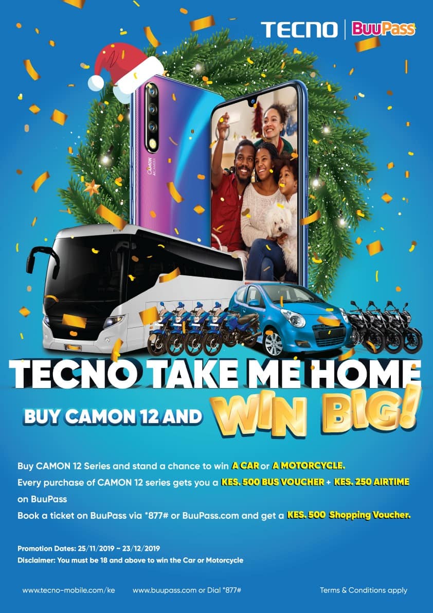 This festive season, let Tecno and Buupass take you home