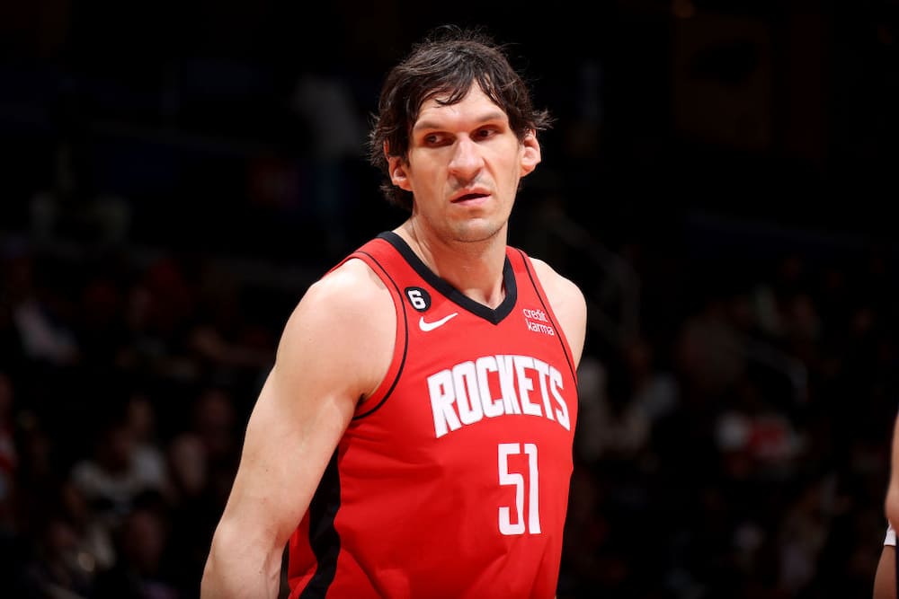 Dallas Mavericks guard Boban Marjanovic (51) poses during NBA