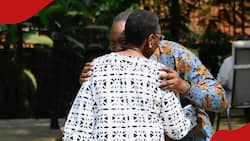 Photo of Uhuru Kenyatta Warmly Hugging Janet Museveni Sparks Reactions: "Mum and Son"