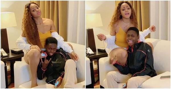 Billionaire wife Regina Daniels catches up with junior sister, shares fun photos