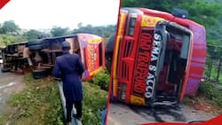 Makueni: 1 Dead, Several People Injured after Bus Ferrying 46 Passengers Overturns at Sultan Hamud