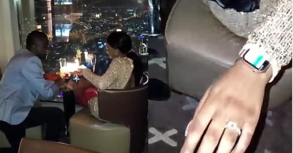 Wealthy Businessman Proposes to Lover On-top of Tallest Building in the World