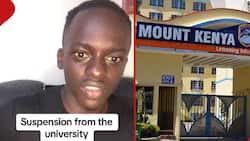 Suspended Mount Kenya University Student Denies Wrongdoing: "It's Giving My Parents Pressure"