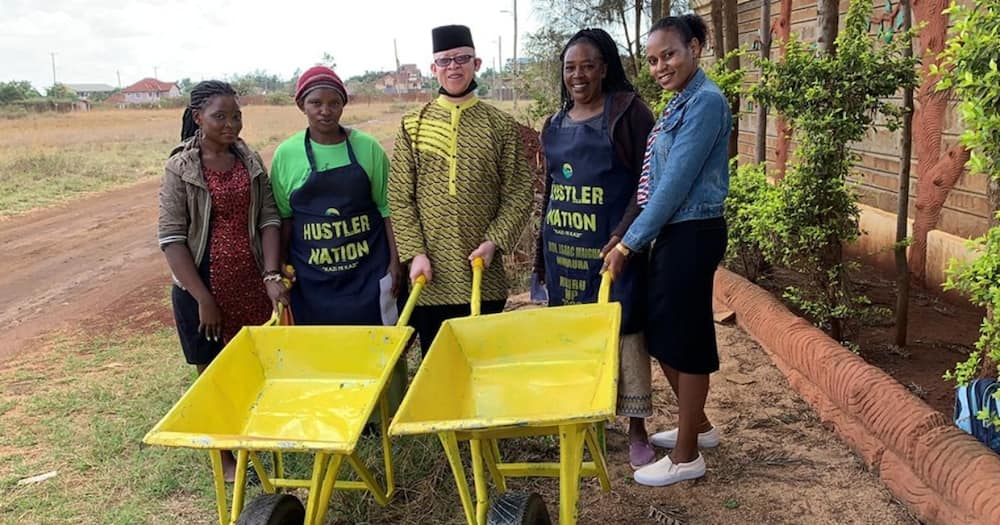 Isaac Mwaura said "wheelbarrownomics" would be the only way to help the jobless youths across the country.