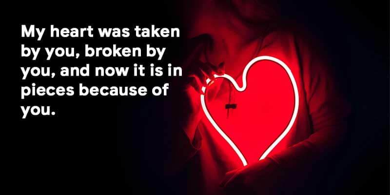 Anime quotes about broken hearted