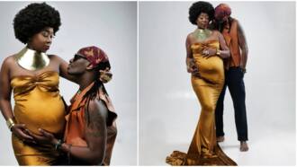 Wahu Shows Off Baby Bump During Lovely Photo Shoot with Husband Nameless