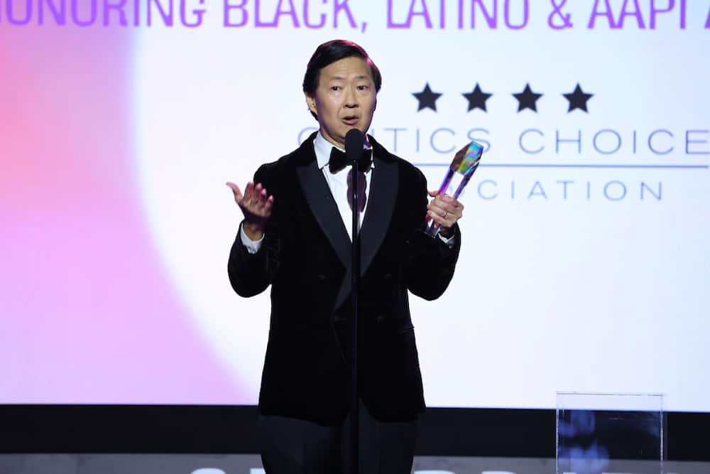 Ken Jeong accepts the Comedy Trailblazer Award