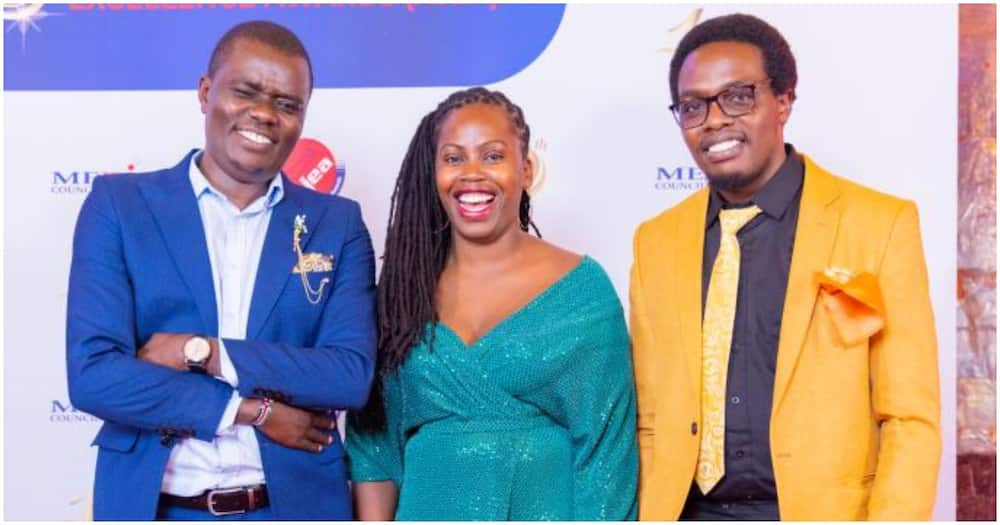 TUKO.co.ke's Managing Director Ramenya Gibendi, Managing Editor Julia Majale and Senior Editor Michael Ollinga