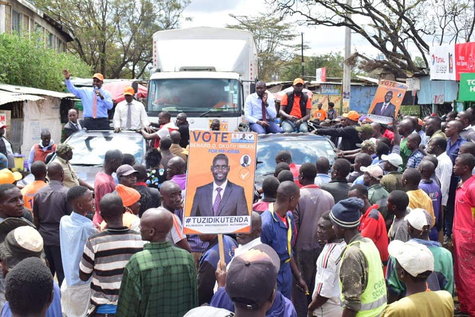 William Ruto maintains Uhuru-Raila handshake cannot stop competition for Kibra seat