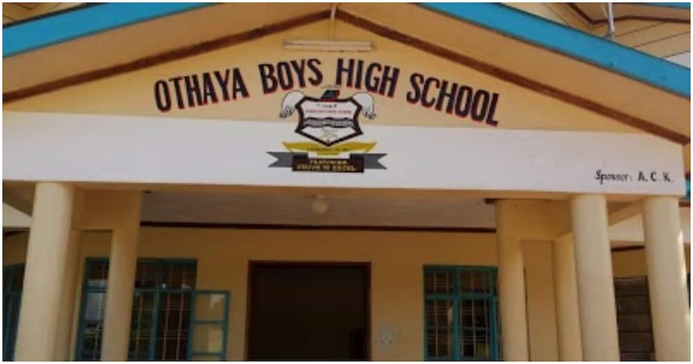 Othaya Boys High School administration block. Photo: Othaya Global.