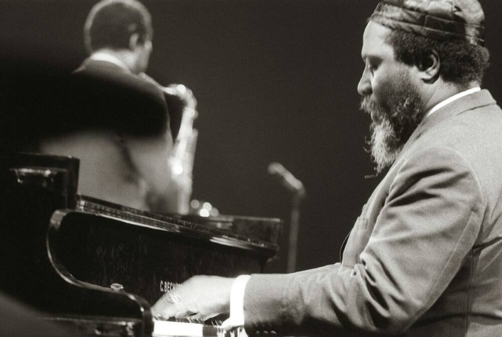 Thelonious Monk, pictured during a Paris performance in 1969, was one of the United States' most celebrated black musicians