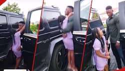 Video of Diamond Platnumz's Daughter Tiffah Hugging Shakib after Arriving Home Wows Netizens