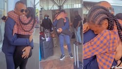 Man Carries Girlfriend Like a Baby as She Welcomes Him at Airport: "Love is Beautiful