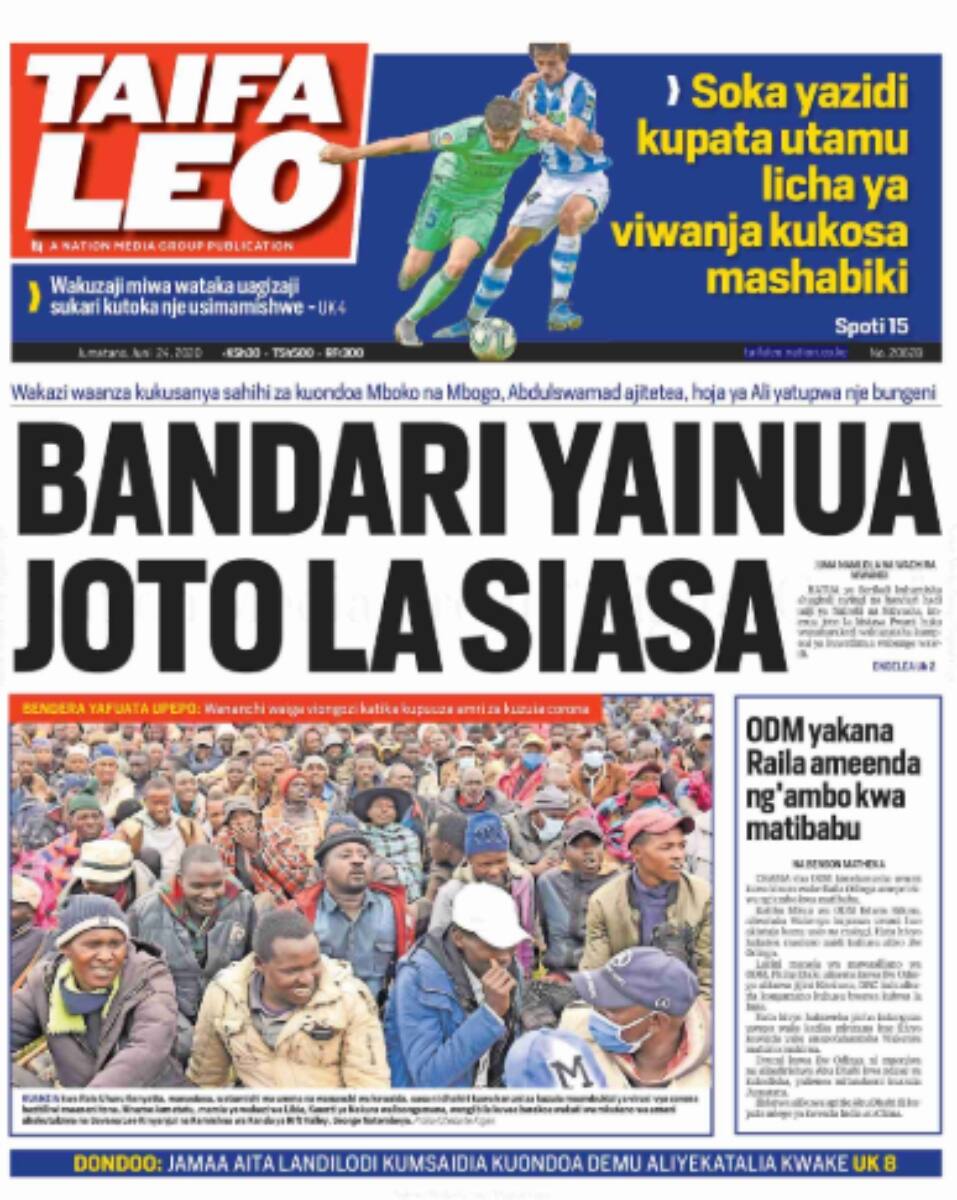 Kenyan newspapers review for June 24: IEBC warns 2022 result transmission may fail