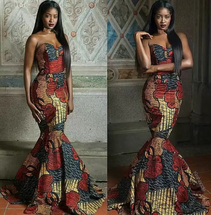 Long round outlet kitenge dresses