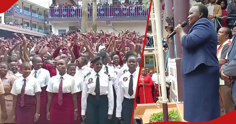 Sironga Girls High School welcoming their new principal in style.