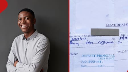 Kenyan Man Displays Brother's Suspension Letter after He's Found Selling Ngumu in Highschool