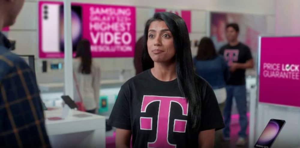 girl in the T-Mobile commercial