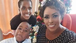 Proud Mum: Caroline Mutoko Happily Shares Family Christmas Picture Alongside Son and Daughter