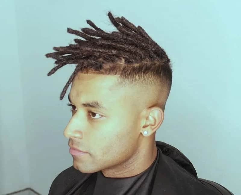 high top dreads styles