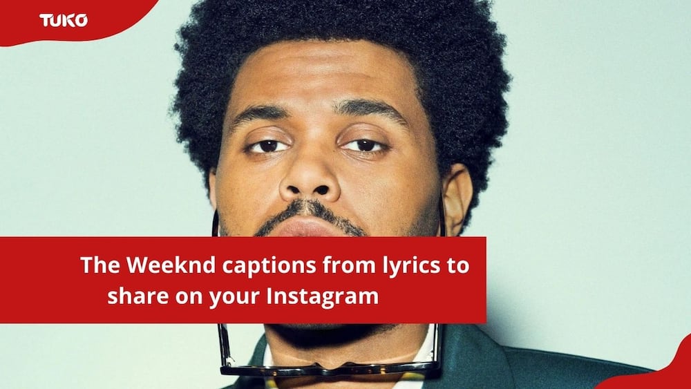 The Weeknd captions