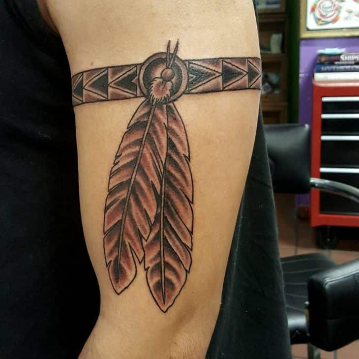 Unique Cherokee Indian Tattoos for Custom Arm Bands