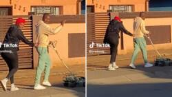 Raha Jipe Mwenyewe: Video of Couple Pushing Wire Toy Car in Street Serves Relationship Goals