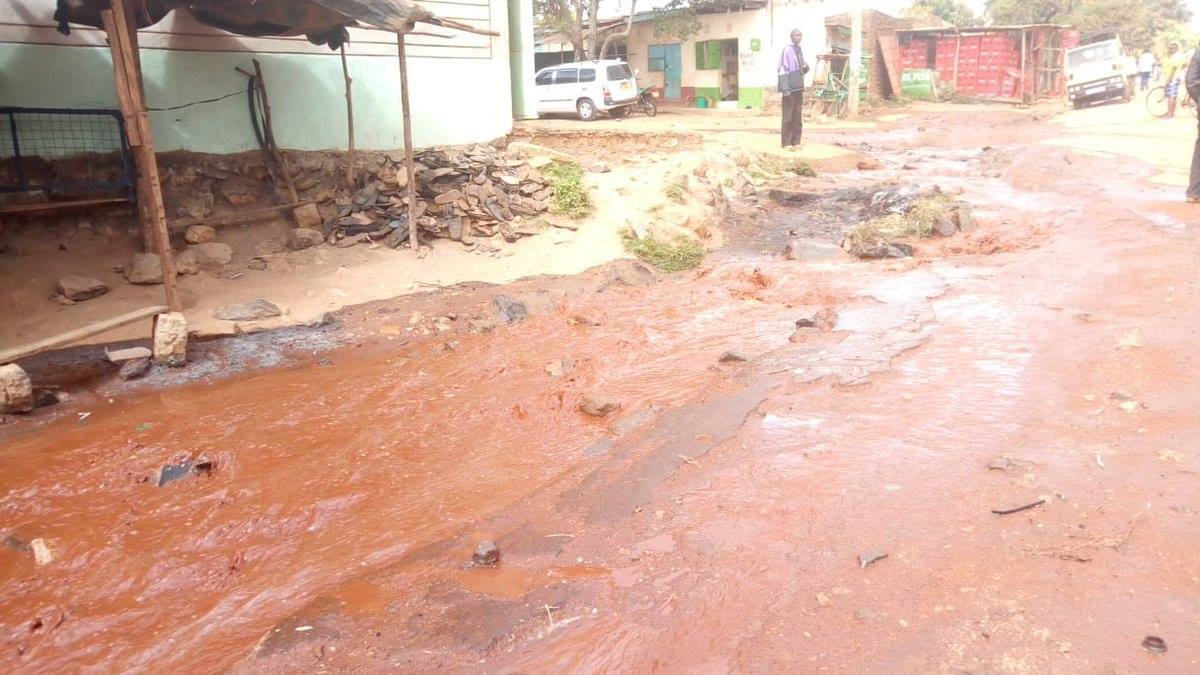 Water tank allegedly built by Machakos governor collapses, several people injured