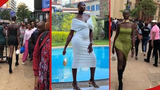Lupita Nyakisumo: Kenyan Model Turns Heads While Strutting At Archives