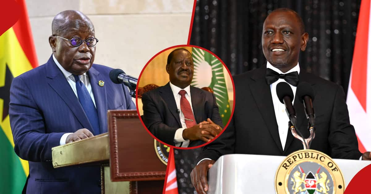 Win For Raila Odinga As William Ruto Secures Ghana's Support For His AU ...