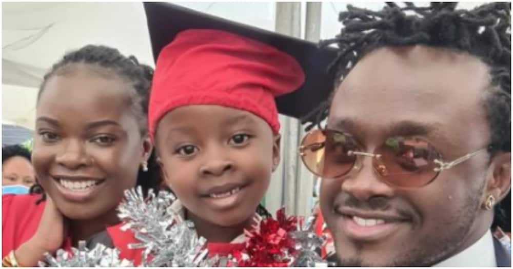 Bahati and Yvett attends daughter Mueni's Pre-School Graduation.