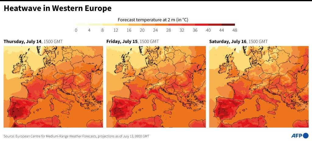 Western Europe Wilts Under Heatwave - Tuko.co.ke