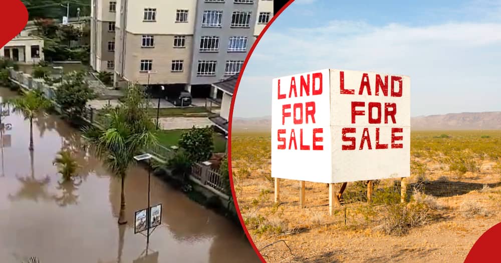 Kenyan real estate sector affected by floods.