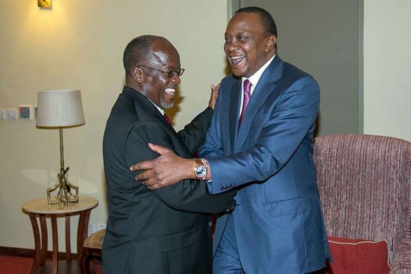 Uhuru visits Magufuli's rural home, assures Tanzanians are welcome in Kenya