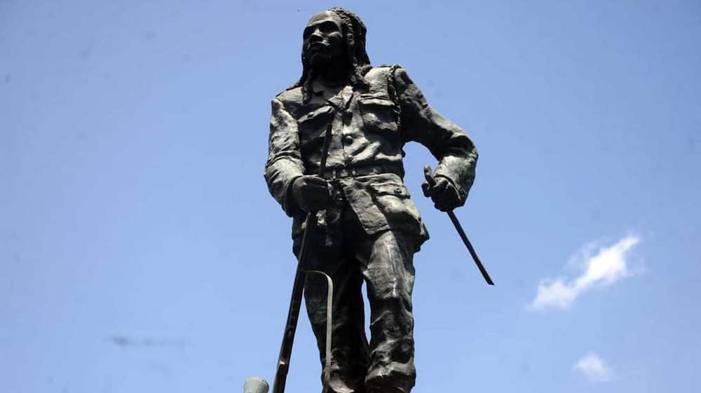 Dedan Kimathi statue in Nairobi, Kenya