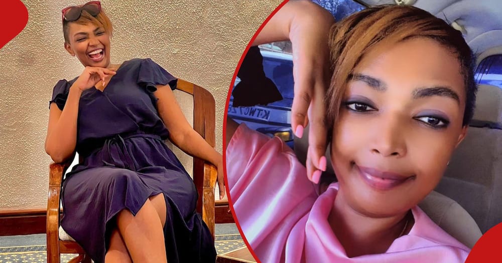 Karen Nyamu was suspended from TikTok live over sexually suggestive content.