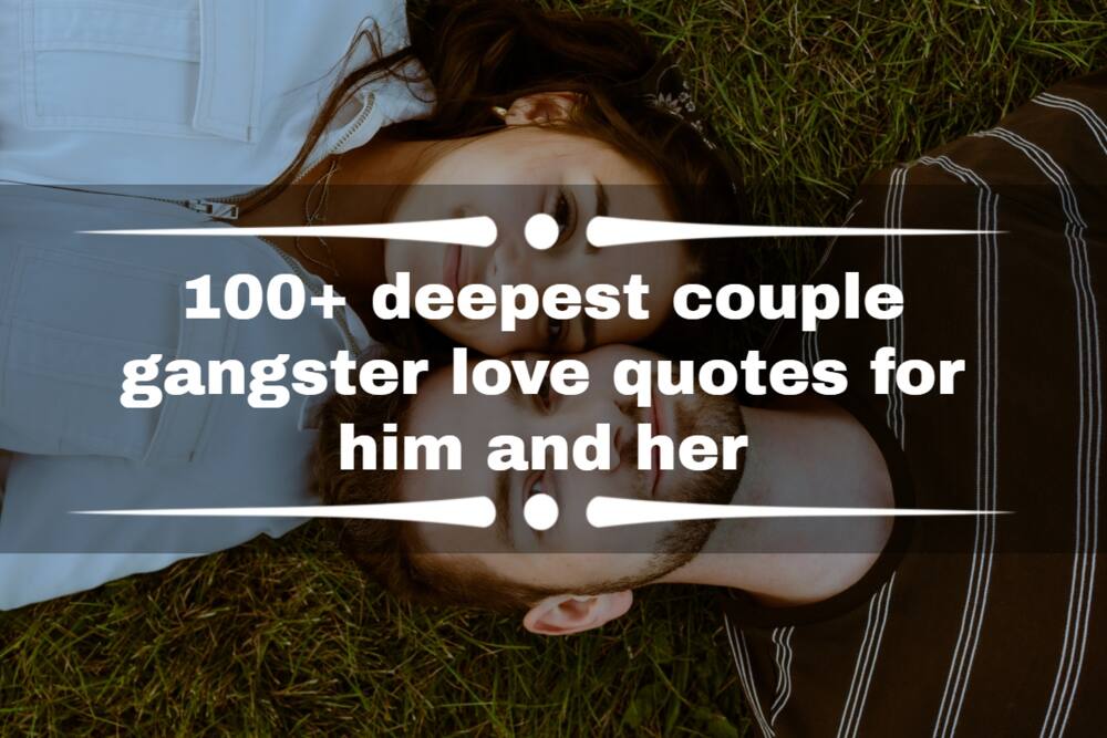 couple gangster love quotes