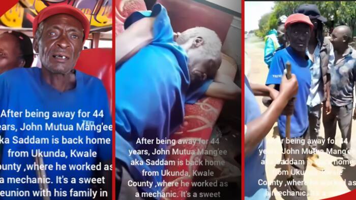 Makueni Man Who Worked as Mechanic in Kwale Returns Home after 44 Years in Heartwarming Video