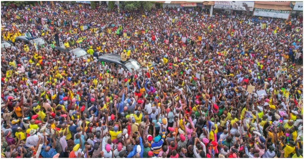 An image from William Ruto's rally. Photo: William Ruto.