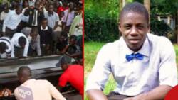 Siaya: Emotional Moment as KU Students Attend Schoolmate's Burial, Help Carry Casket to Grave