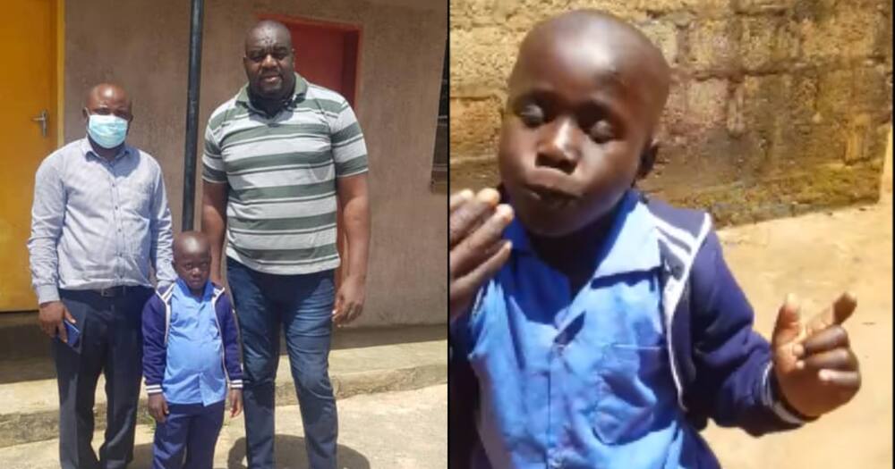 Grade 2 boy joyfully sings, dances as he returns to school after sponsors clear his fees