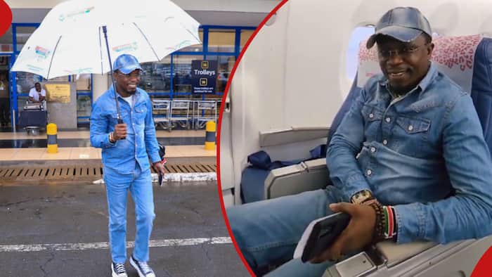 Video of Ababu Namwamba Disembarking from Almost an Empty Plane Sparks Reactions: "We're Doomed"